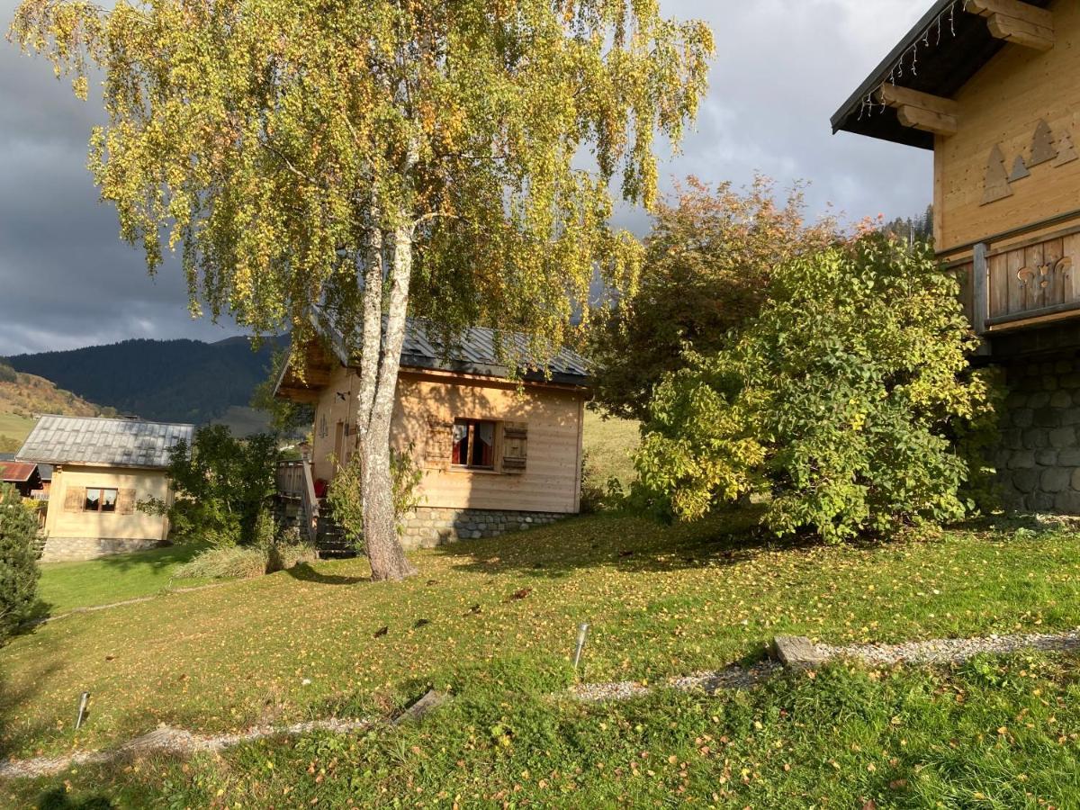 נוטרדאם-דה-בלקומב Chalets Savoie Les Chalets D'Heidi מראה חיצוני תמונה