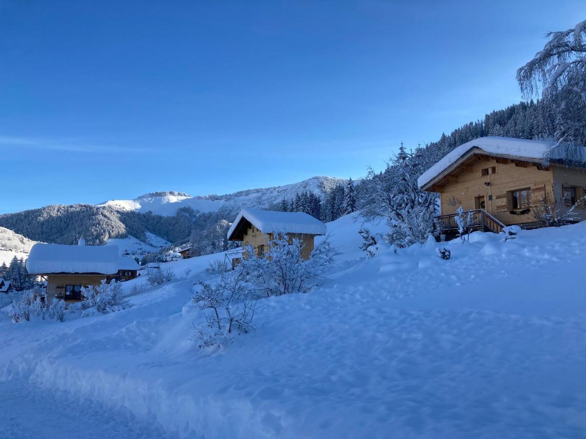 נוטרדאם-דה-בלקומב Chalets Savoie Les Chalets D'Heidi מראה חיצוני תמונה