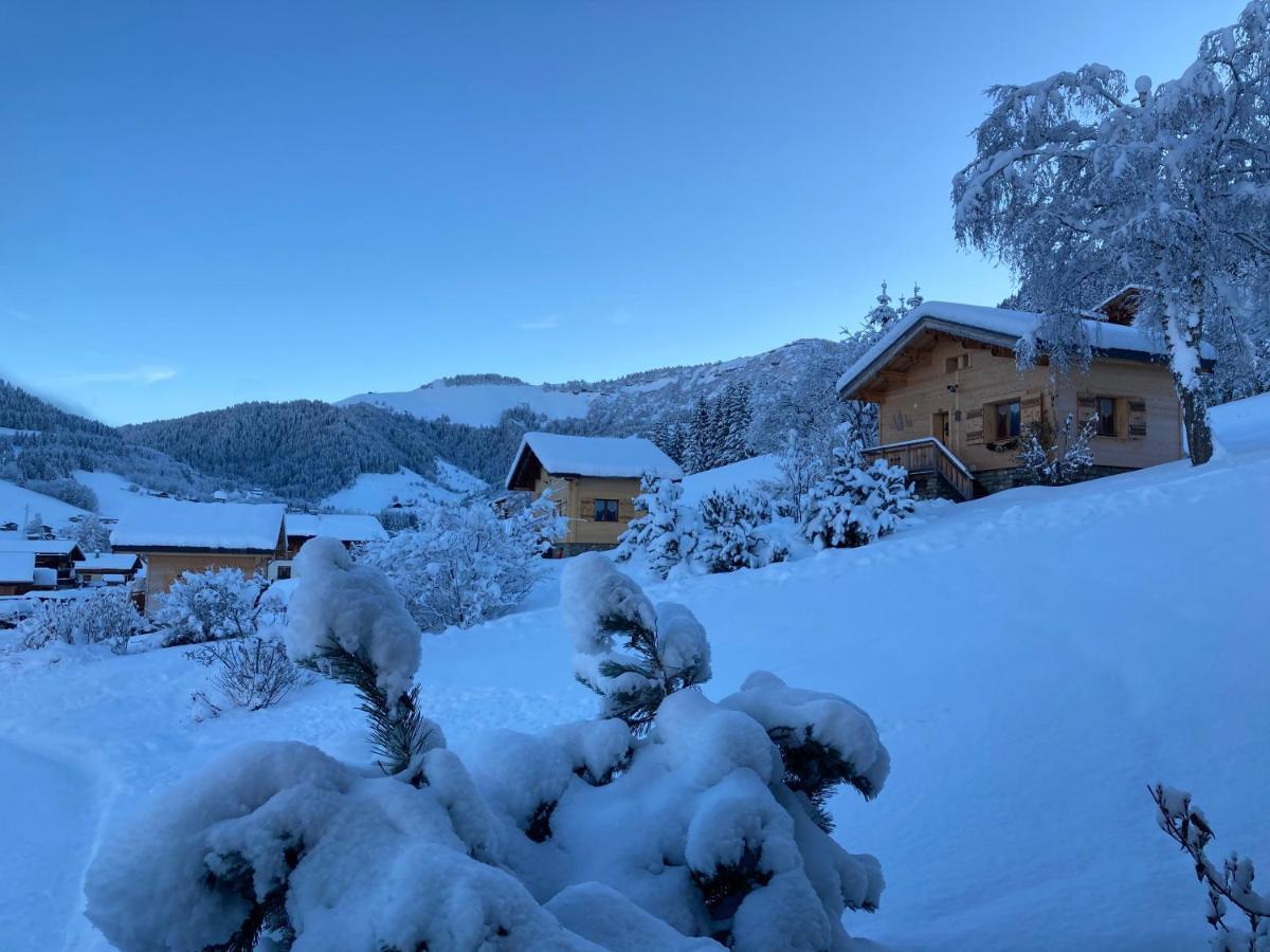 נוטרדאם-דה-בלקומב Chalets Savoie Les Chalets D'Heidi מראה חיצוני תמונה