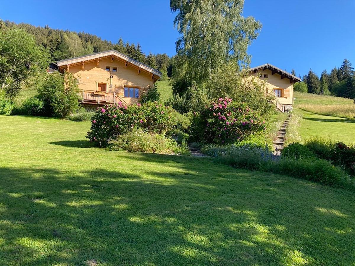 נוטרדאם-דה-בלקומב Chalets Savoie Les Chalets D'Heidi מראה חיצוני תמונה