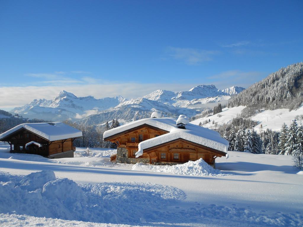 נוטרדאם-דה-בלקומב Chalets Savoie Les Chalets D'Heidi מראה חיצוני תמונה